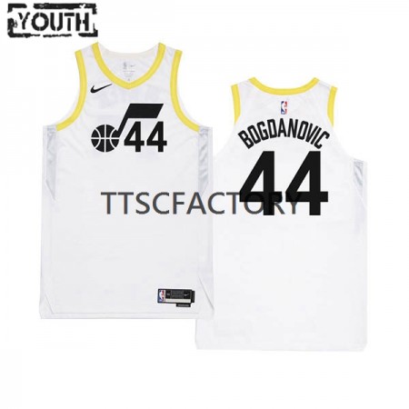 Maillot Basket Enfant Utah Jazz Bojan Bogdanovic 44 Nike 2022-23 Association Edition Blanc Swingman